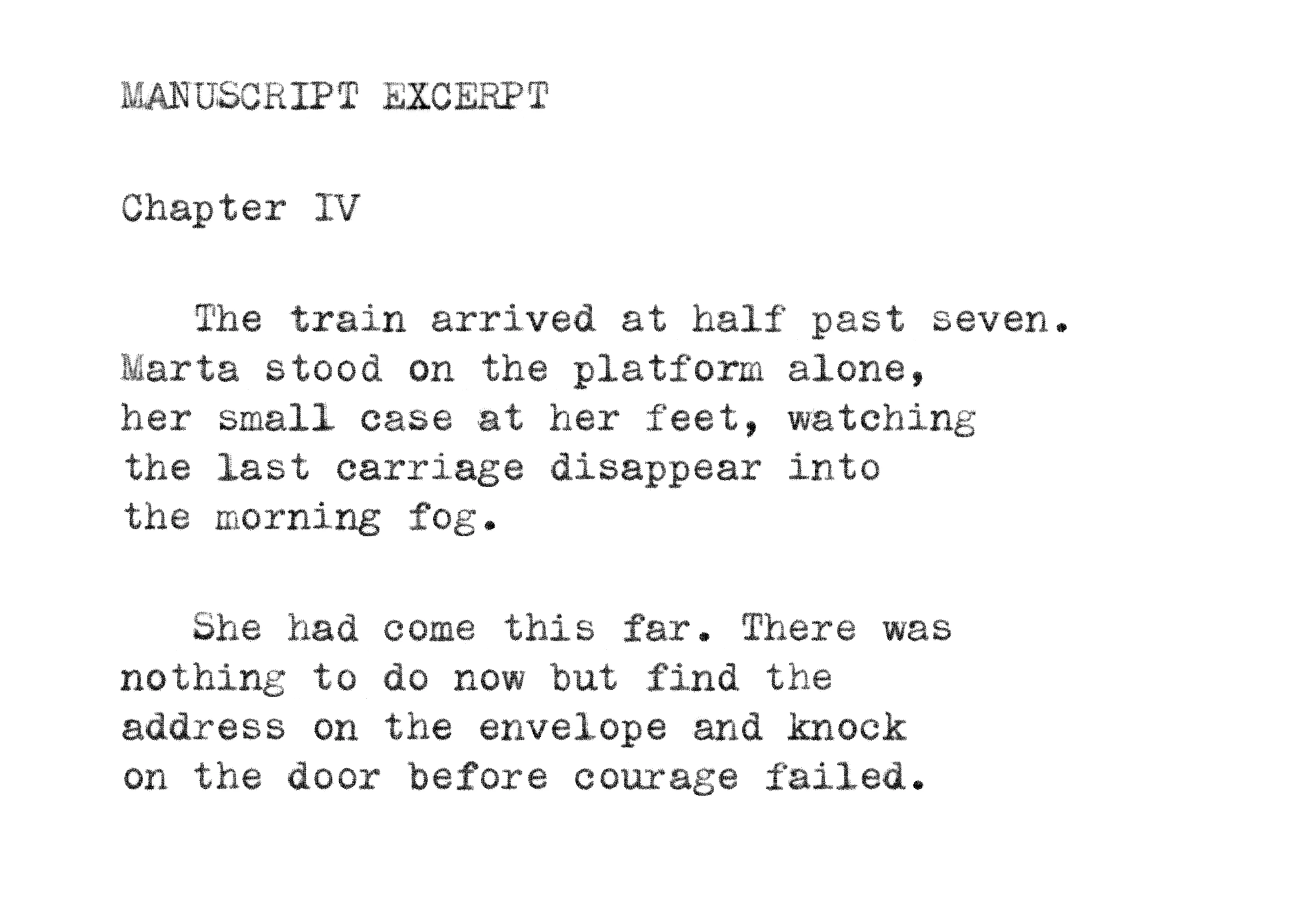 Manuscript excerpt