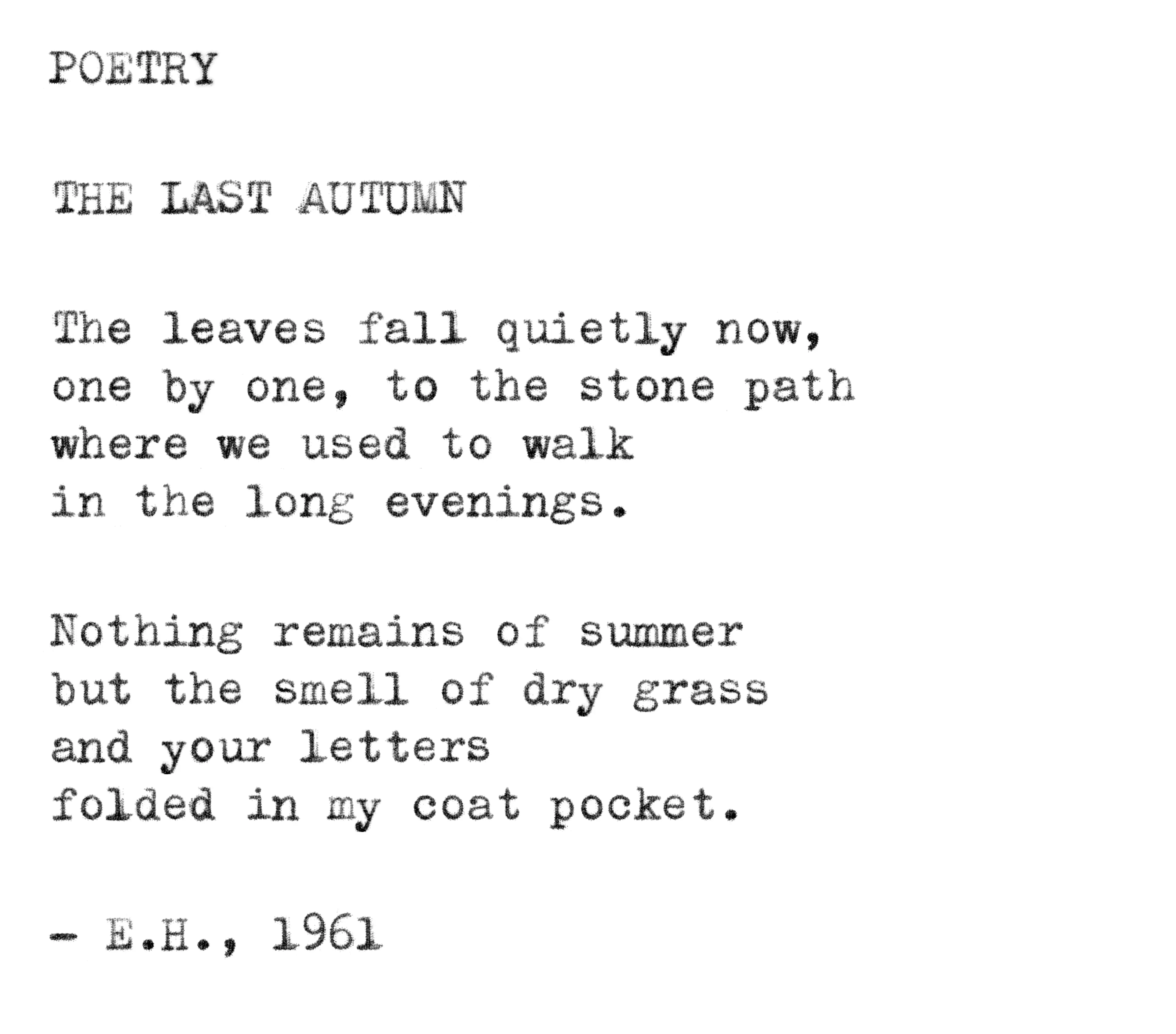 Poetry